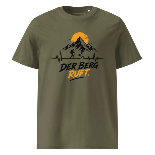 Berg T-Shirt "Der Berg ruft" – Bio-Baumwolle