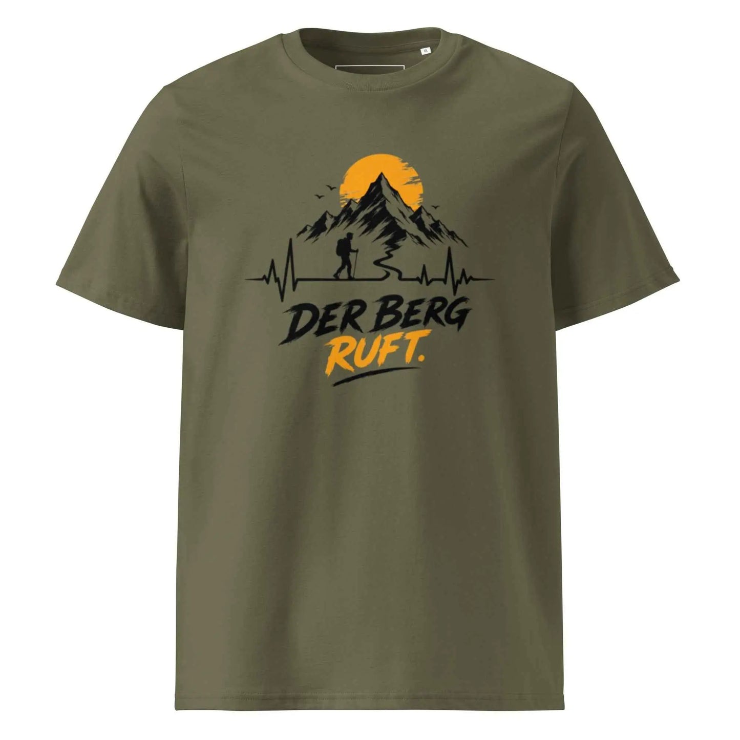 Berg T-Shirt "Der Berg ruft" – Bio-Baumwolle