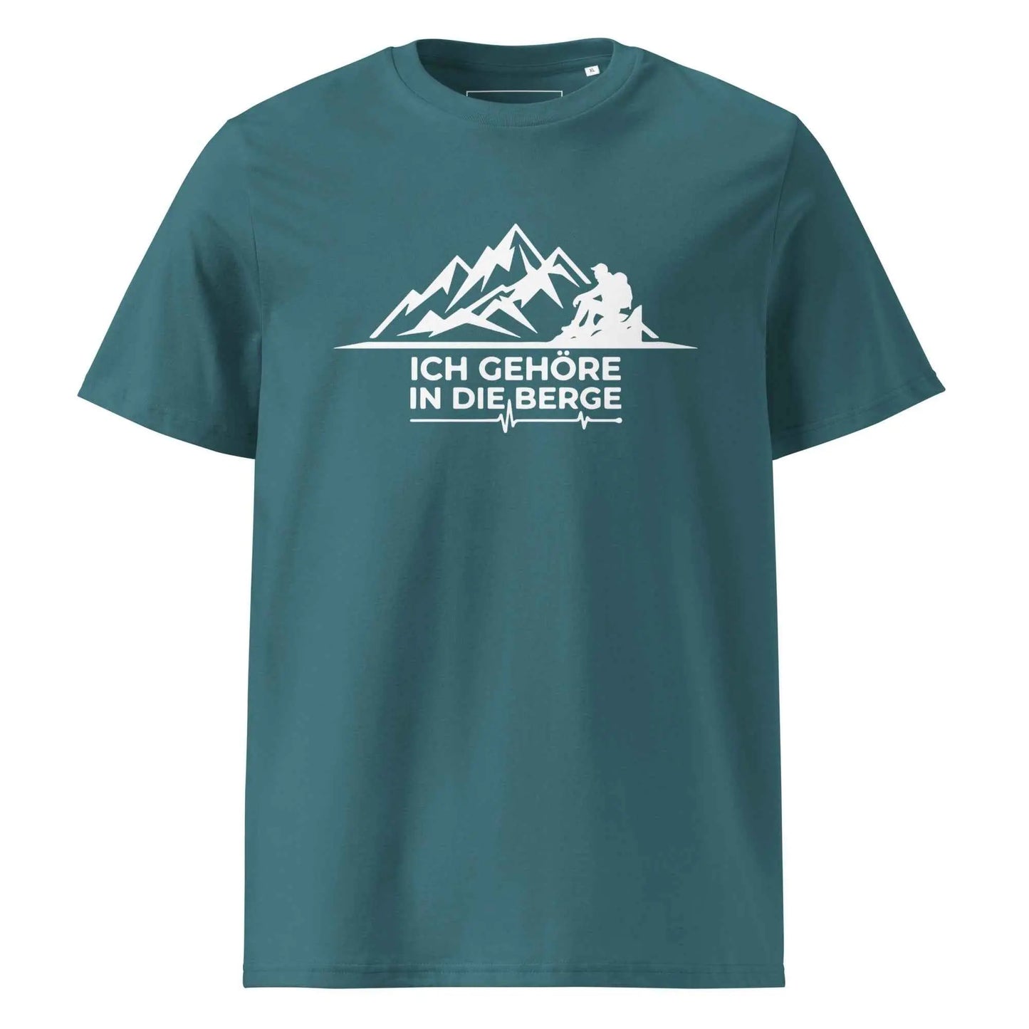 Berg T-Shirt "Ich gehöre in die Berge" – Bio-Baumwolle