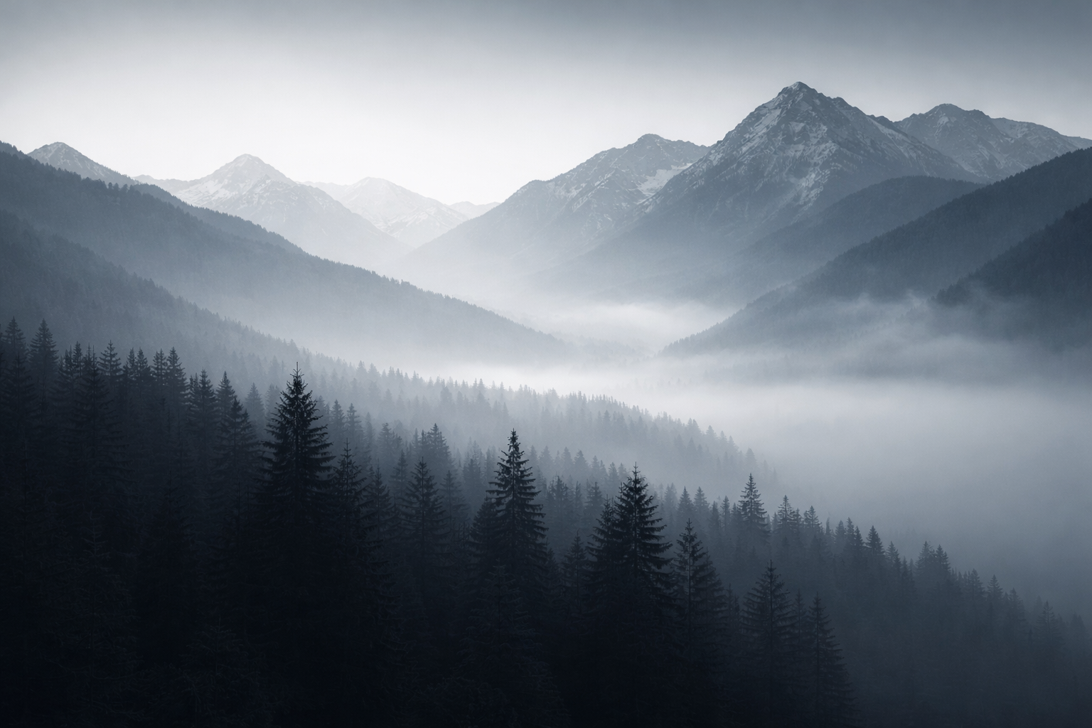 Ein Bild von einer Berglandschaft